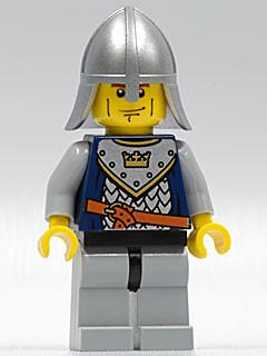 LEGO Minifigure-Fantasy Era - Crown Knight Scale Mail with Crown, Helmet with Neck Protector, Vertical Cheek Lines-Castle / Fantasy Era-CAS339-Creative Brick Builders